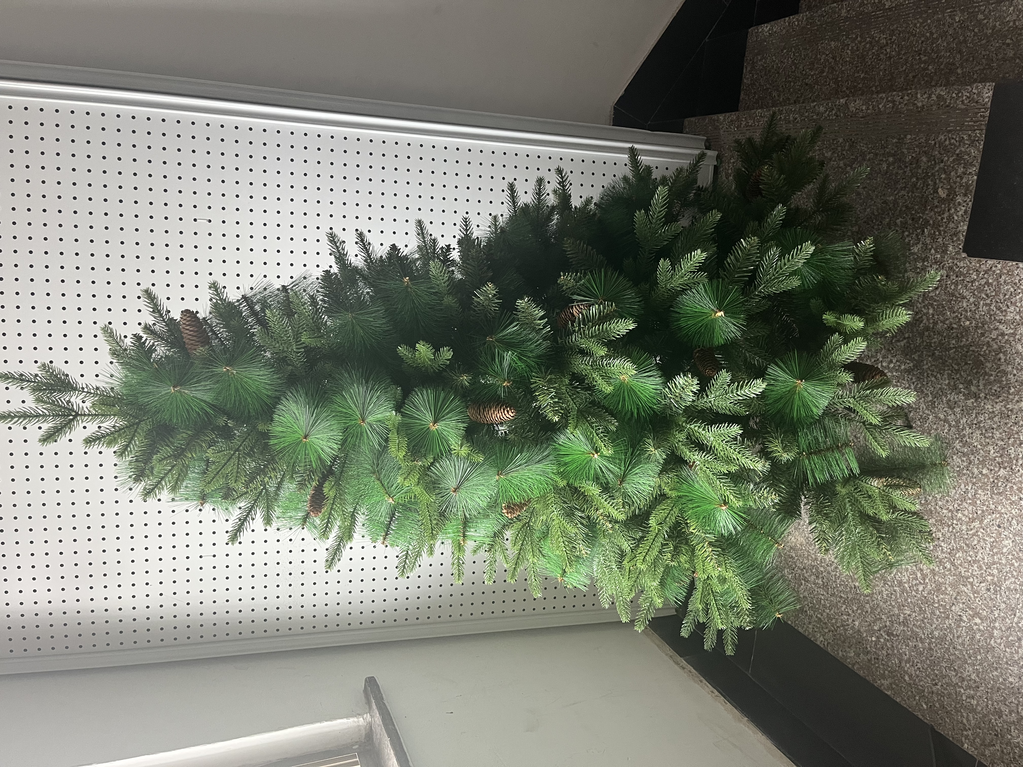 圣诞树，松针+ PVC尖头+ PE混合树，混合圣诞树详情图2