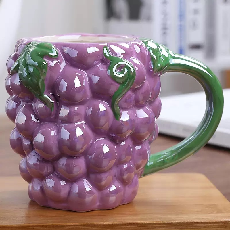水果造型杯南瓜水杯葡萄杯菠萝杯桔子杯草莓西红柿卡通杯详情图7