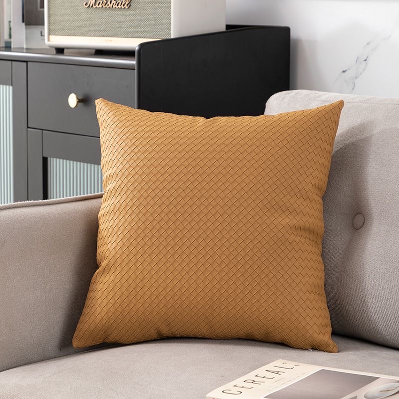 Wholesale of 1.5-meter wide door width, 1.0mm thick fish-scale fabric, wear-resistant and scratch-resistant woven pattern artificial leather, luggage, soft packaging, shoe materials, pvc leather, sofa, throw pillow leather detail image 2