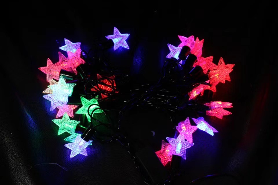 New Year decorative lights, flashing lights, string lights, starry sky, LED star lights, outdoor tent small lights, string lights, balcony atmosphere lights, Christmas decorations, Christmas, Christmas Specification image