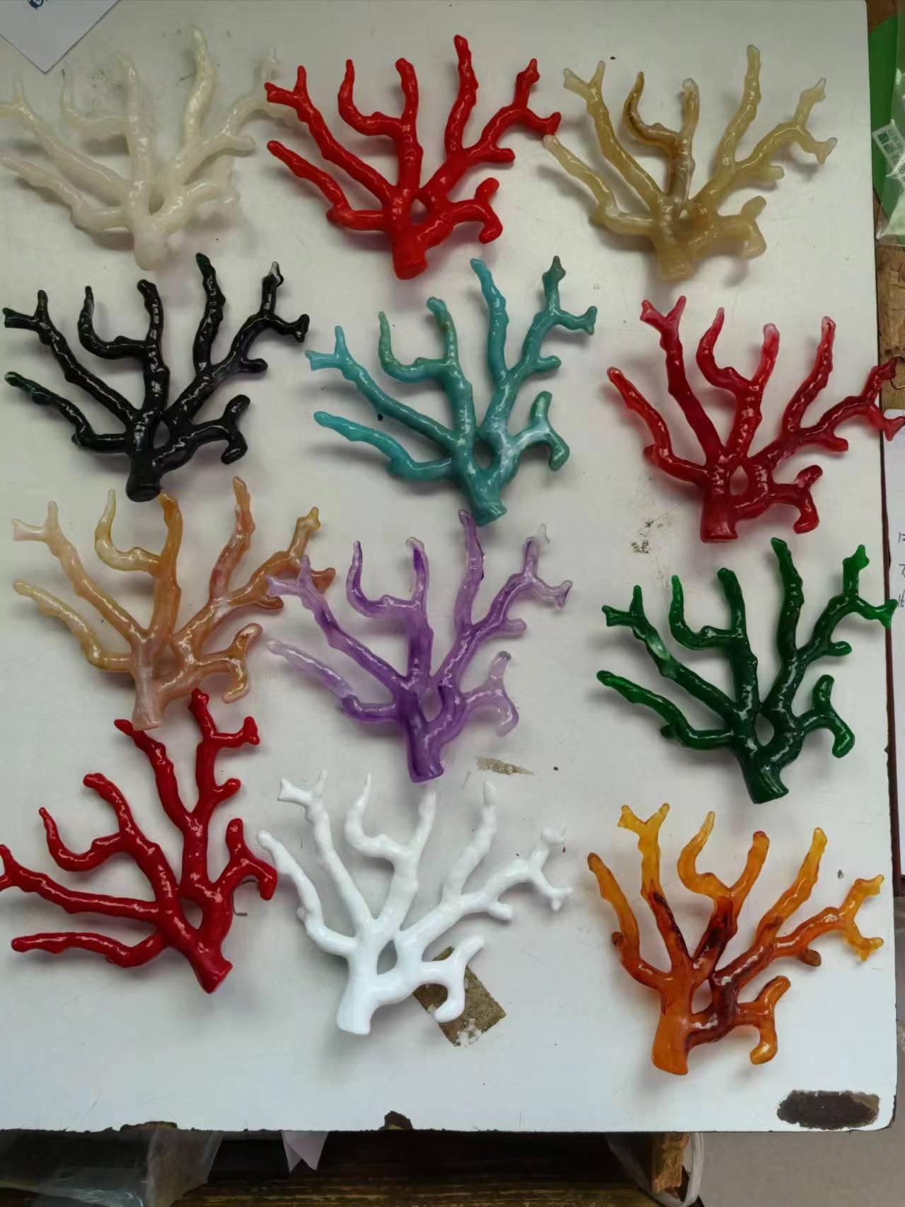 Acrylic beads, two-color beads, starfish-shaped loose beads, straight hole beads, DIY jewelry, necklaces, headwear, mobile phone chains, backpack chains, accessory beads, string beads, loose beads detail image 6