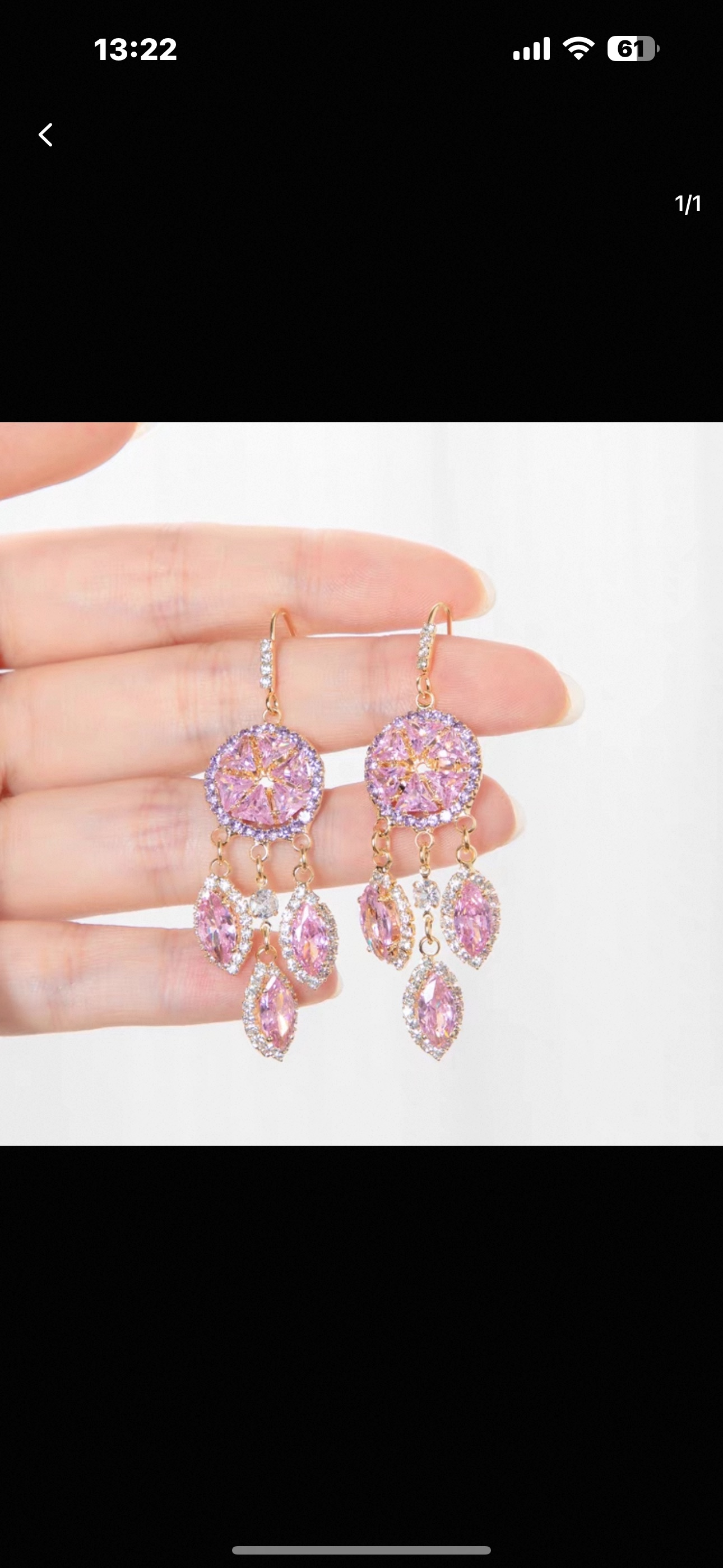 锆石耳环 耳扣滴油设计时尚简约