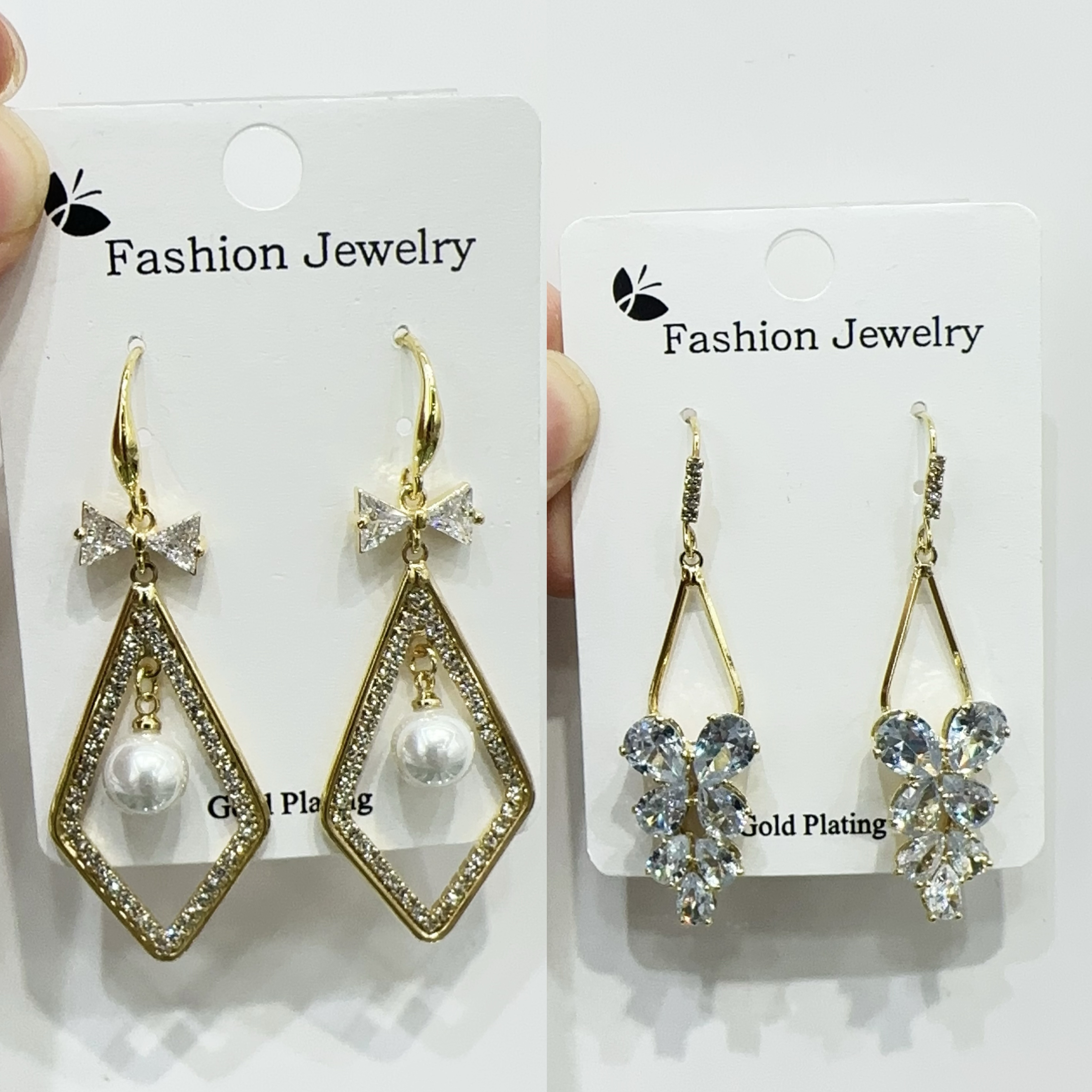 珍珠耳环烧焊锆石耳环时尚耳饰优雅气质百搭女士饰品潮流设计耳环耳饰饰品详情图6