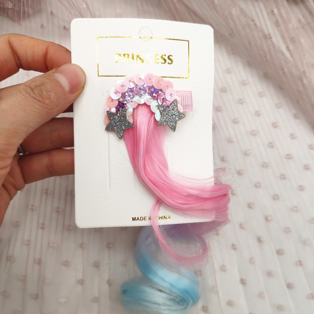 Ariel Mermaid princess hair clips, girls' wigs, hair clips, super fairy baby headwear, hair clips, children's summer cute headwear in South Korea detail image 4