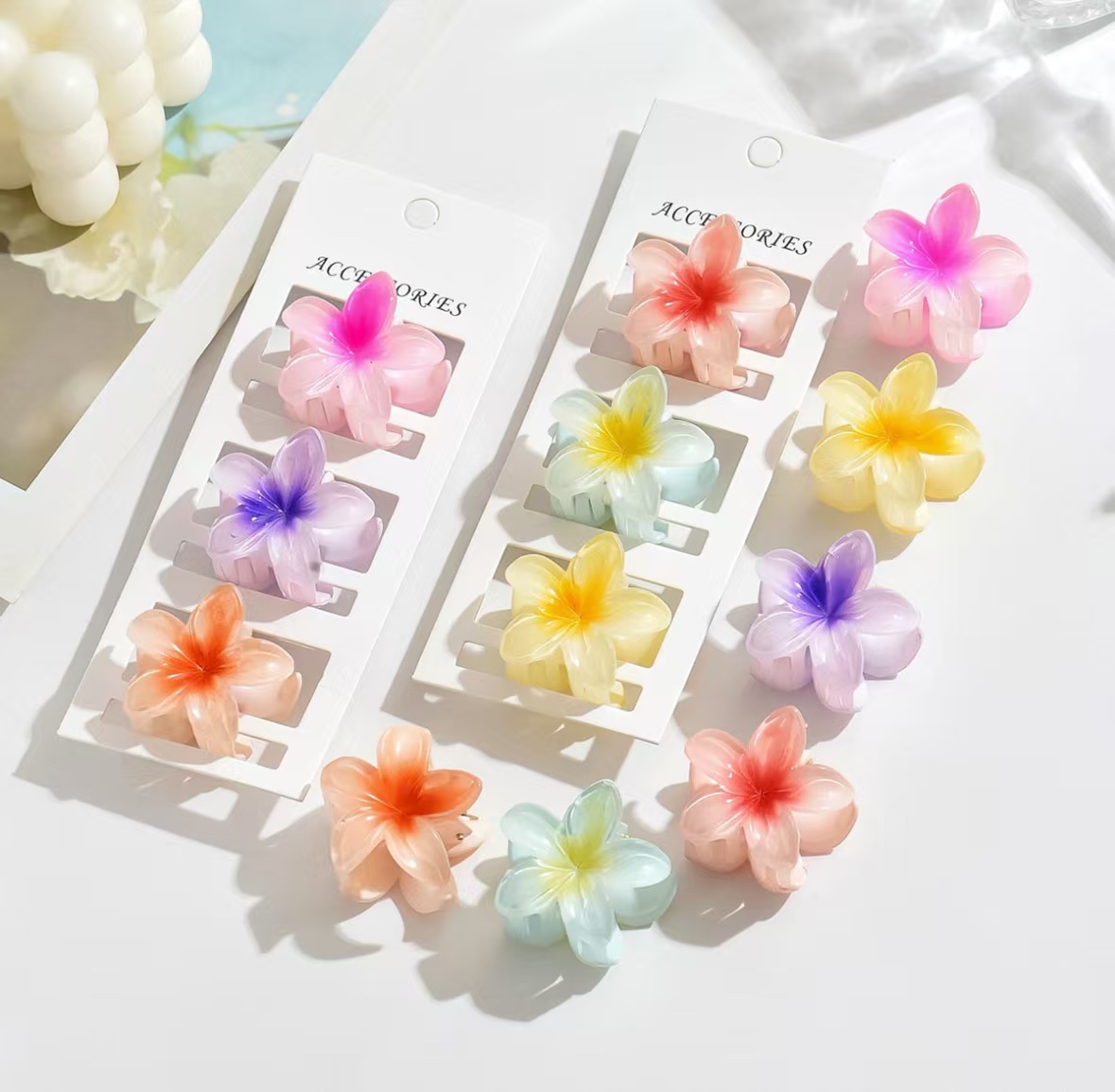 亚克力发夹时尚抓夹头饰 精美发饰百搭造型饰品女士必备发夹