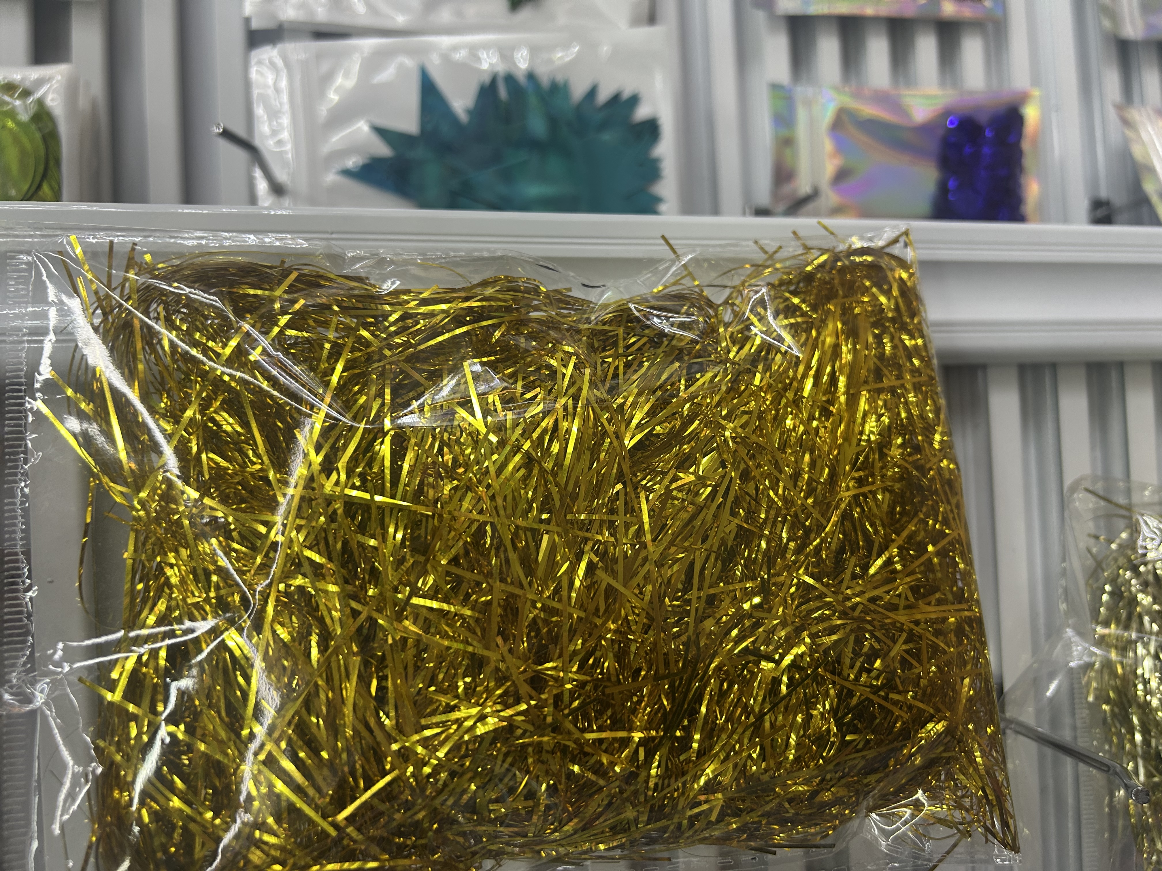 金银丝，拉菲草，透明亚克力礼盒，喜糖填充，透明圣诞球填充，婚庆，圣诞
