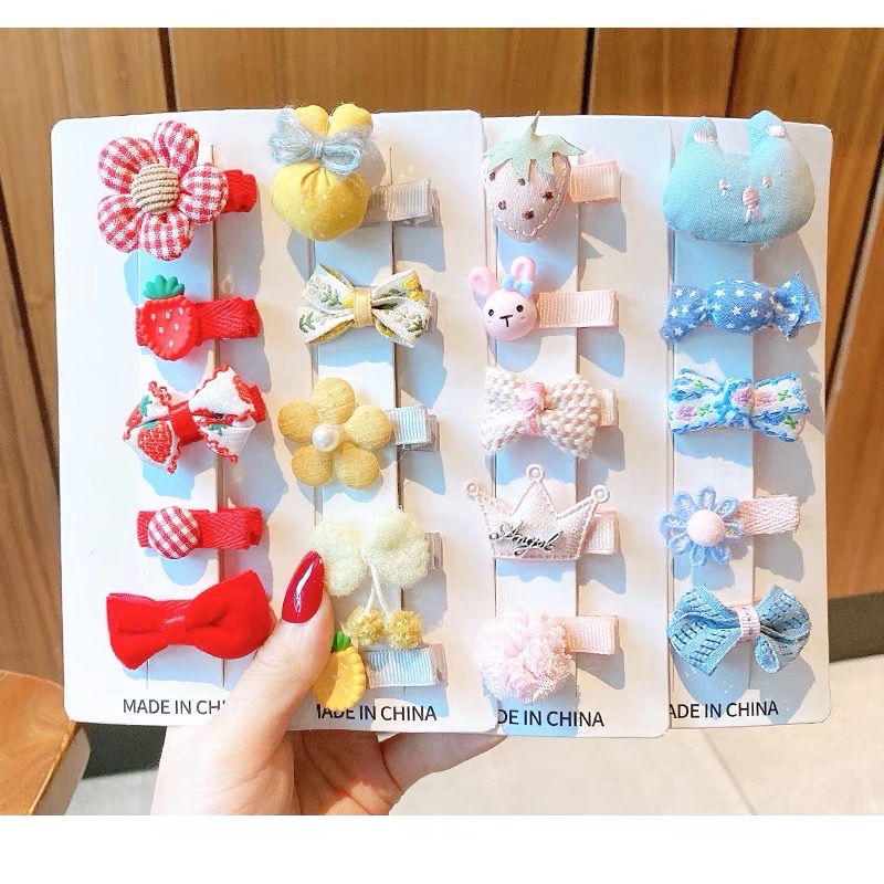 女孩全包布不伤发刘海碎发夹2025新款女童侧边鸭嘴夹可爱宝宝发夹细节图