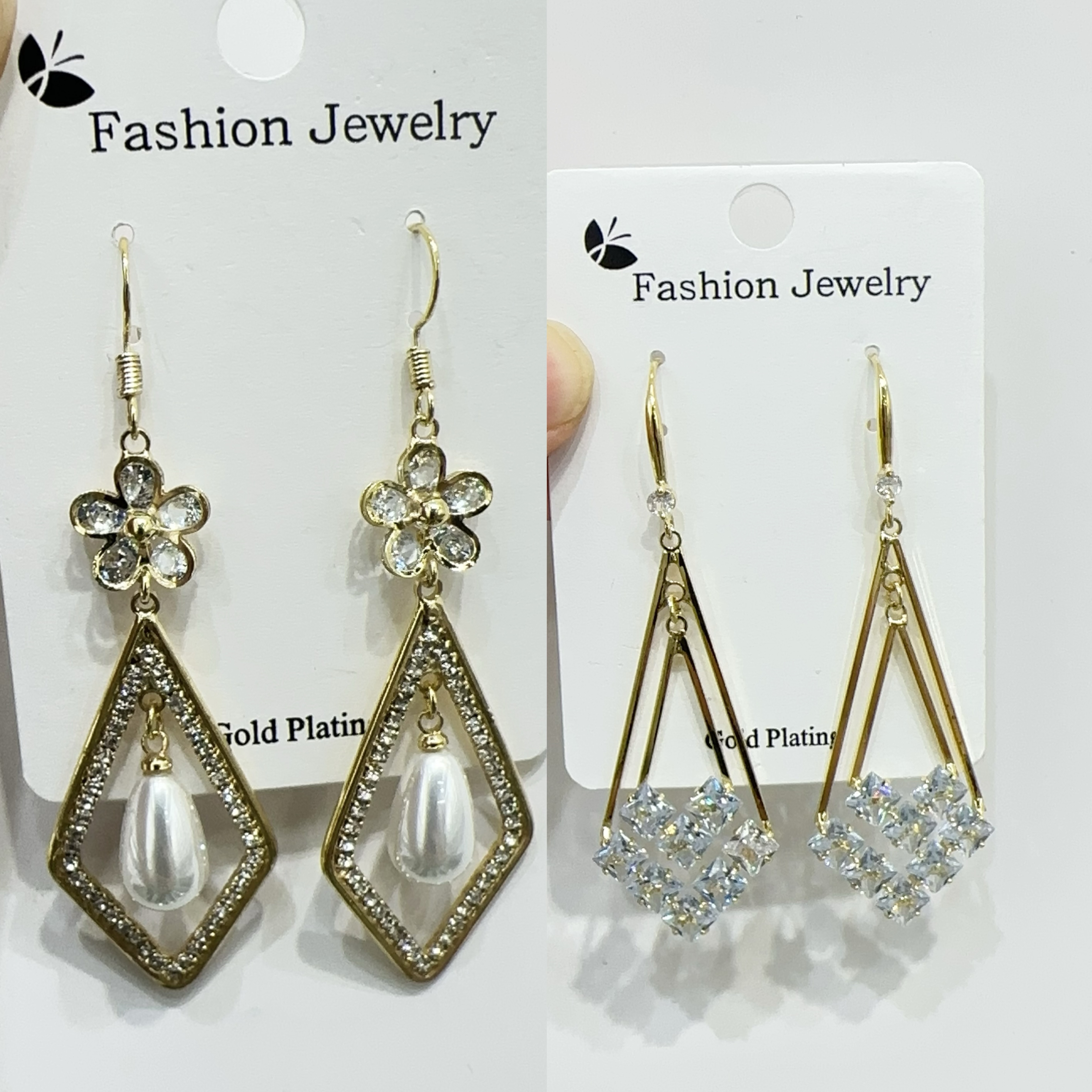 珍珠耳环烧焊锆石耳环时尚耳饰优雅气质百搭女士饰品潮流设计耳环耳饰饰品详情图7