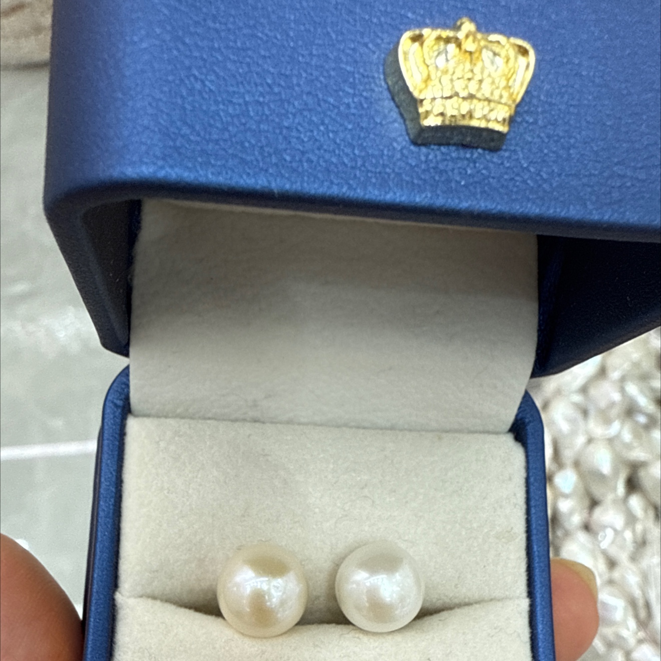 天然淡水珍珠耳饰时尚耳钉穿刺饰品 个性潮流百搭轻便舒适设计耳钉