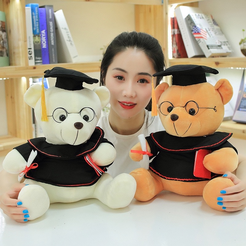 Cute graduation bear plush toy, Doctor Teddy bear figurine, high school and college graduation gift, kindergarten detail image 10