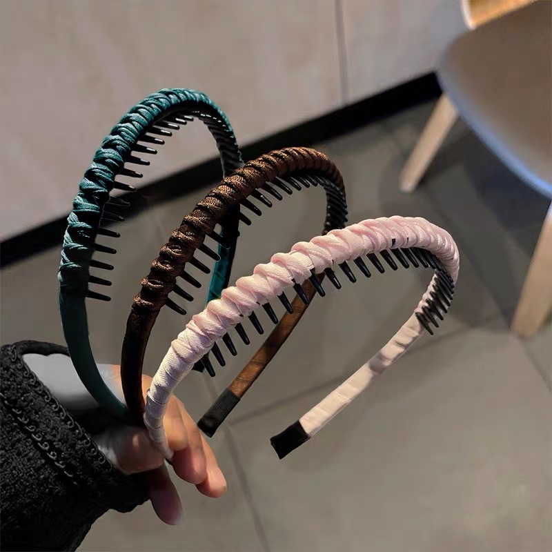 New women's hair band, special hair clip for washing face, anti-slip and anti-breakage hair band, high head top headwear Specification image