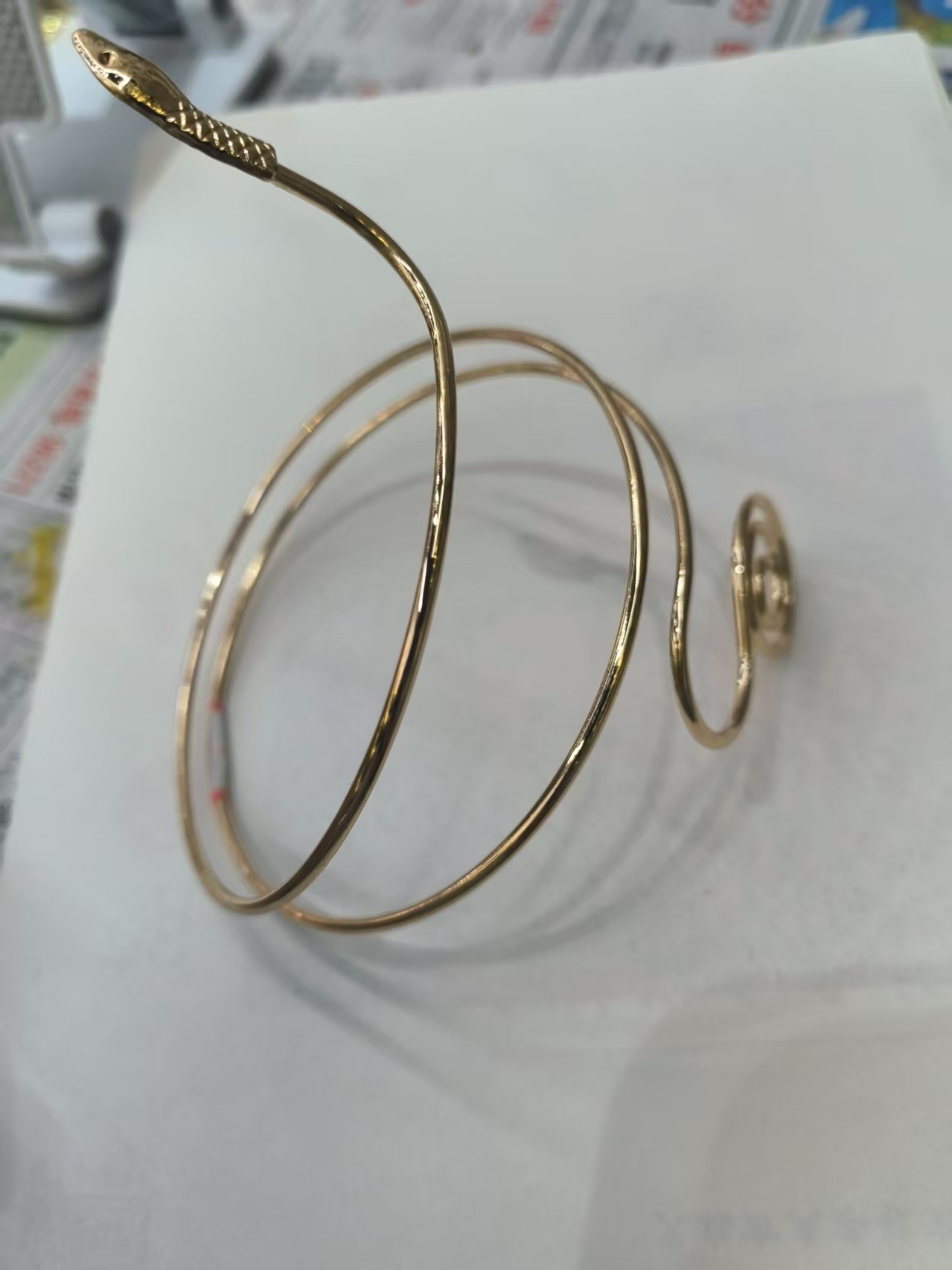 女士拼接简约时尚饰品臂环臂镯韩版优雅百搭气质详情图3