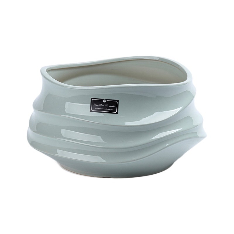 凯妍陶瓷艺术花盆，蝴蝶兰花盆栽，家居装饰品盆栽详情5