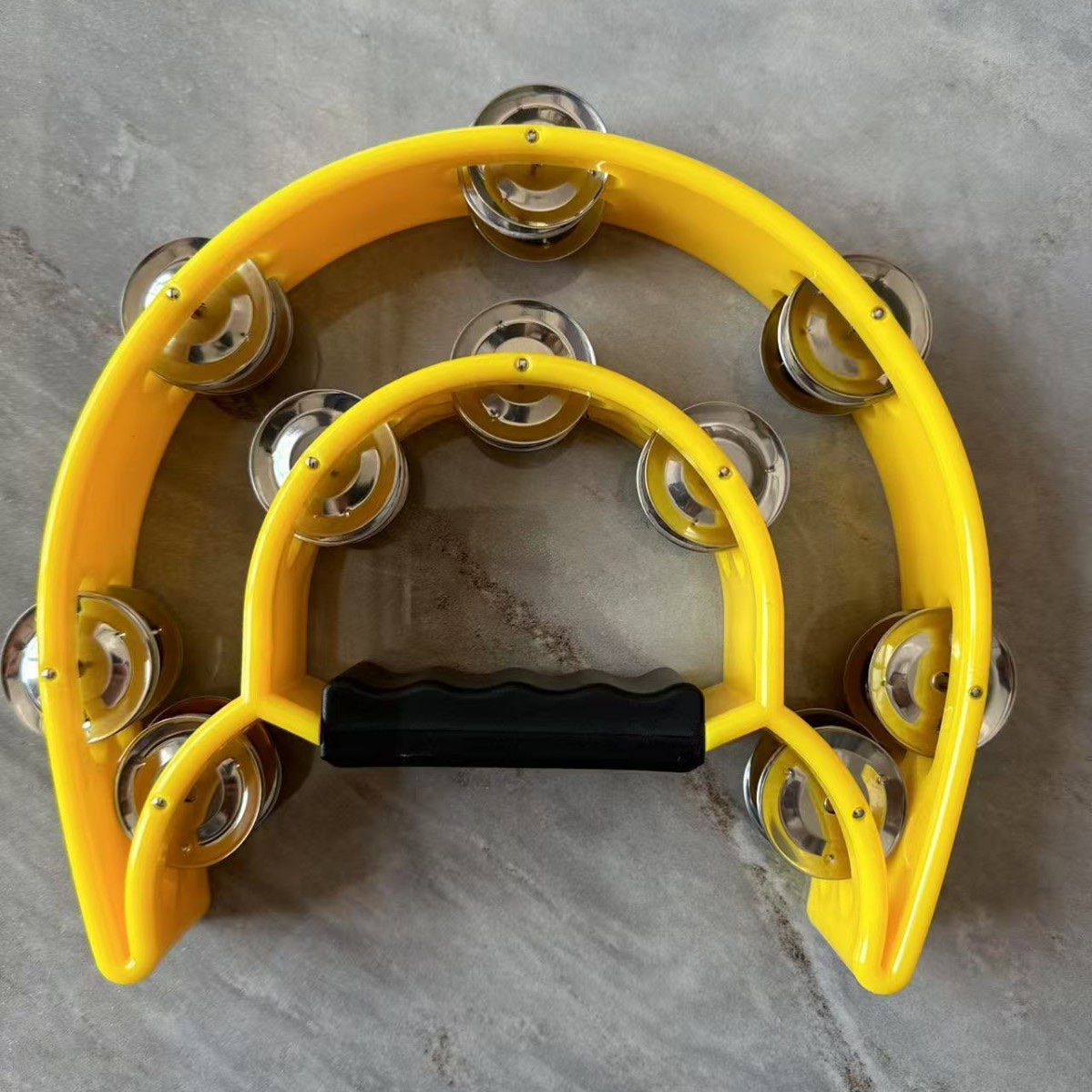 KTV摇铃 铃铛玩具 儿童益智乐器手敲旋律启蒙白底实物图