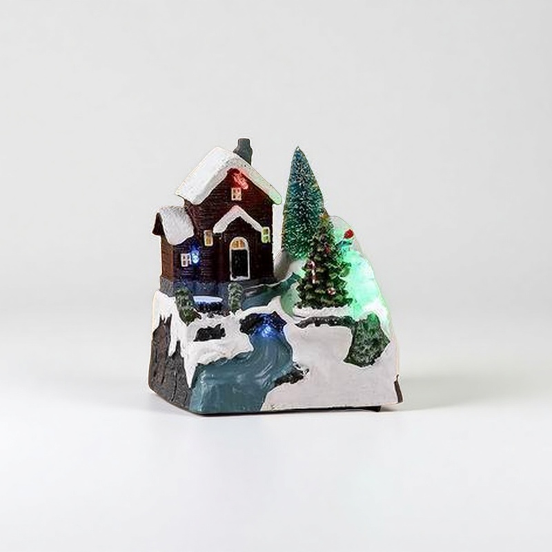 树脂工艺品创意摆件家居装饰小摆件精美树脂小物件有音乐会旋转的小礼品