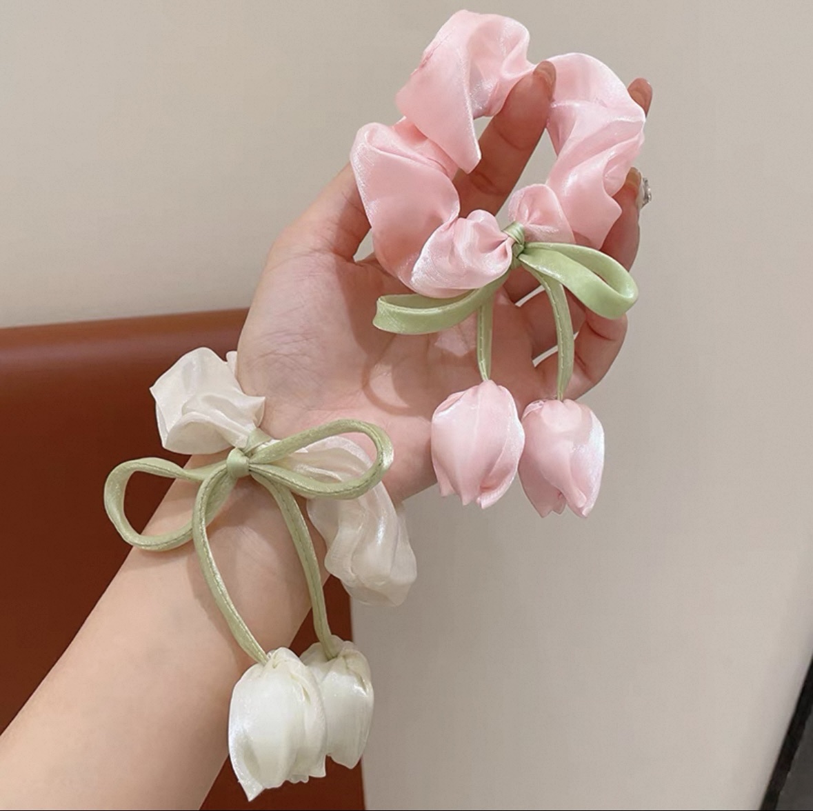 服装辅料配件头饰饰品配件花郁金香花蝴蝶结