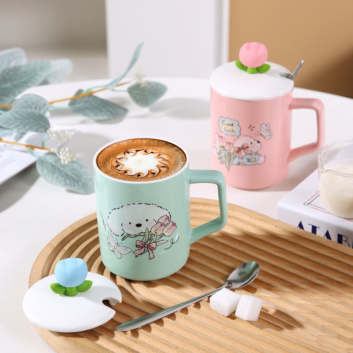 陶瓷佛像工艺品 水烟琉璃花瓶摆件 全身镜装饰家居创意礼品详情图10