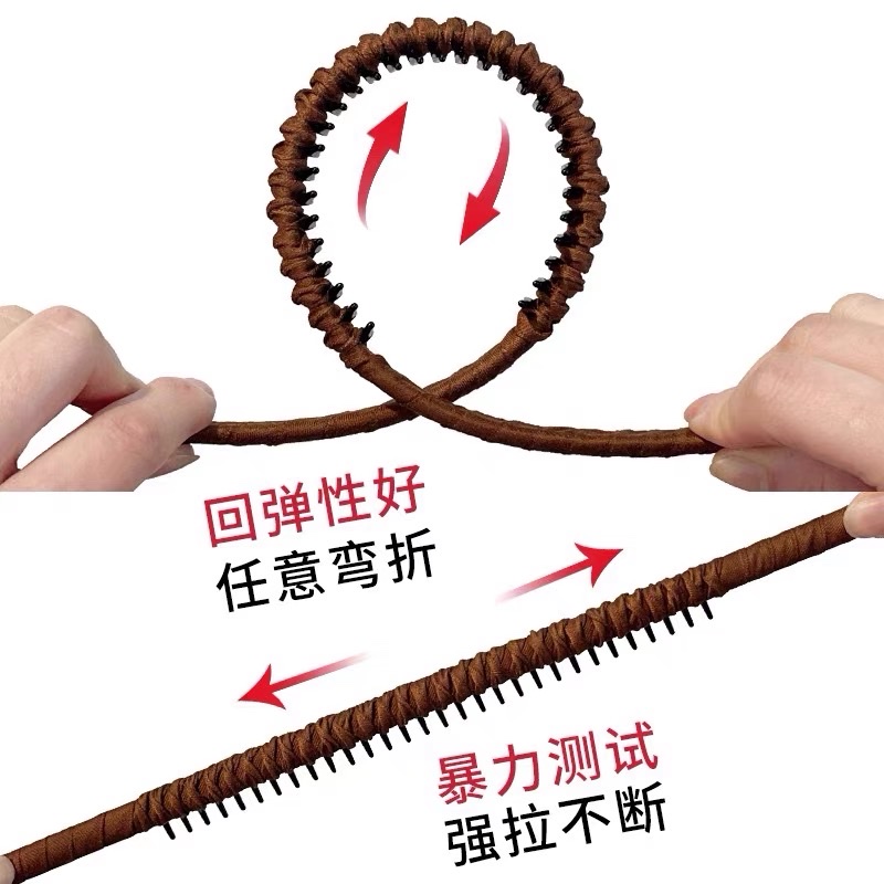 New women's hair band, special hair clip for washing face, anti-slip and anti-breakage hair band, high head top headwear Application Scenario