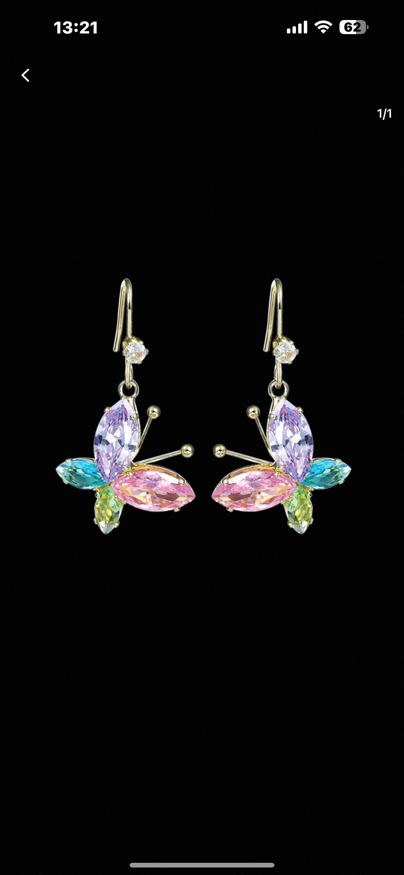 铜镶锆石耳环 耳扣滴油设计 莫桑石饰品 珠串6mm半圆 AB彩光