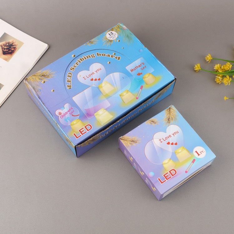 3D小夜灯创意摆件礼物礼品卡通DIY手写亚克力外贸品质款小夜灯国外小夜灯国外小夜灯