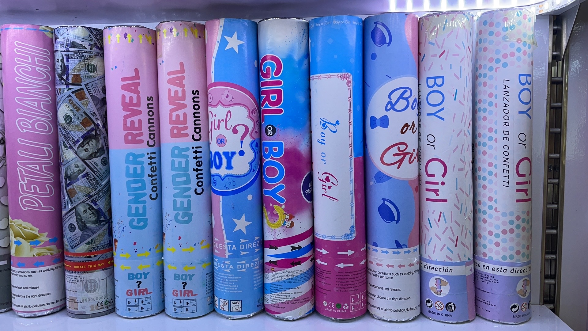 30cm手持礼花筒 礼炮礼花枪 婚庆派对节日庆典彩纸手持礼花筒礼炮详情4