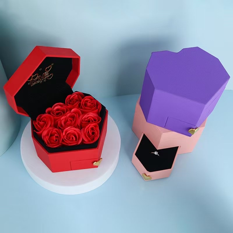 Exquisite jewelry storage box, practical gift box, jewelry box details Picture
