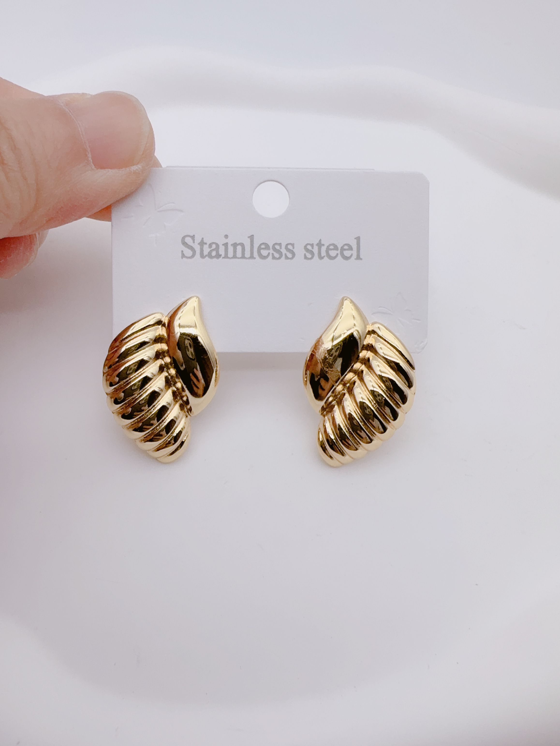 烧焊锆石耳环精致耳饰 时尚百搭饰品 个性设计烧焊耳环