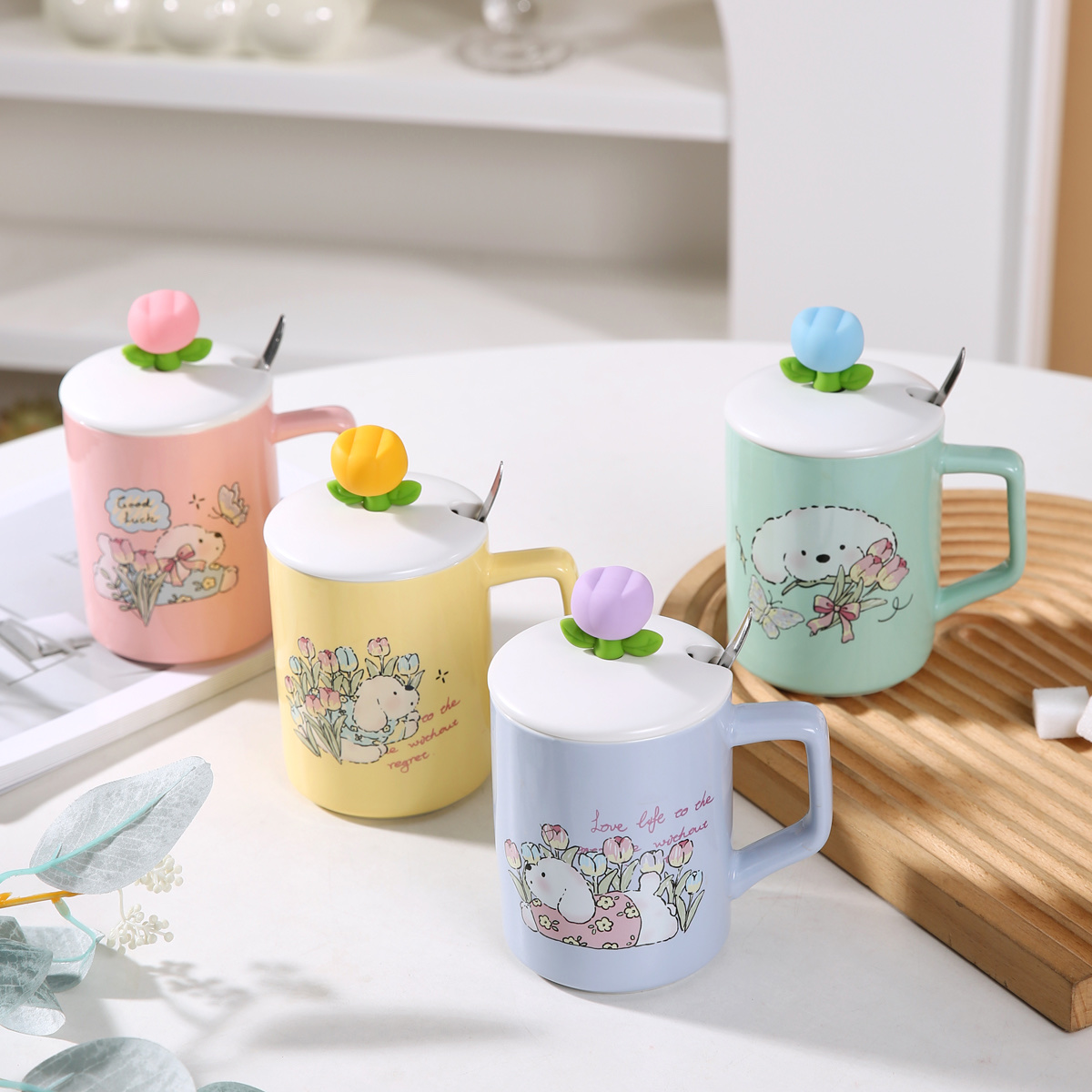 陶瓷佛像工艺品 水烟琉璃花瓶摆件 全身镜装饰家居创意礼品详情图12