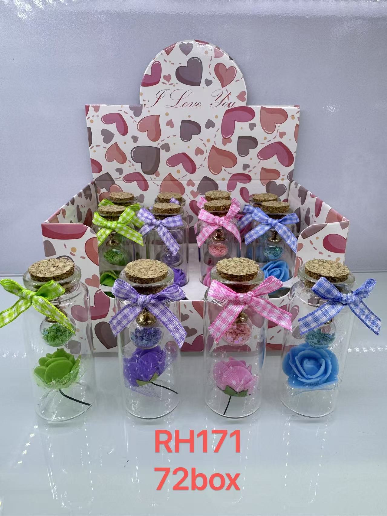 文创礼盒 爱心生日礼物女生创意精美包装 田园风格吊坠瓶