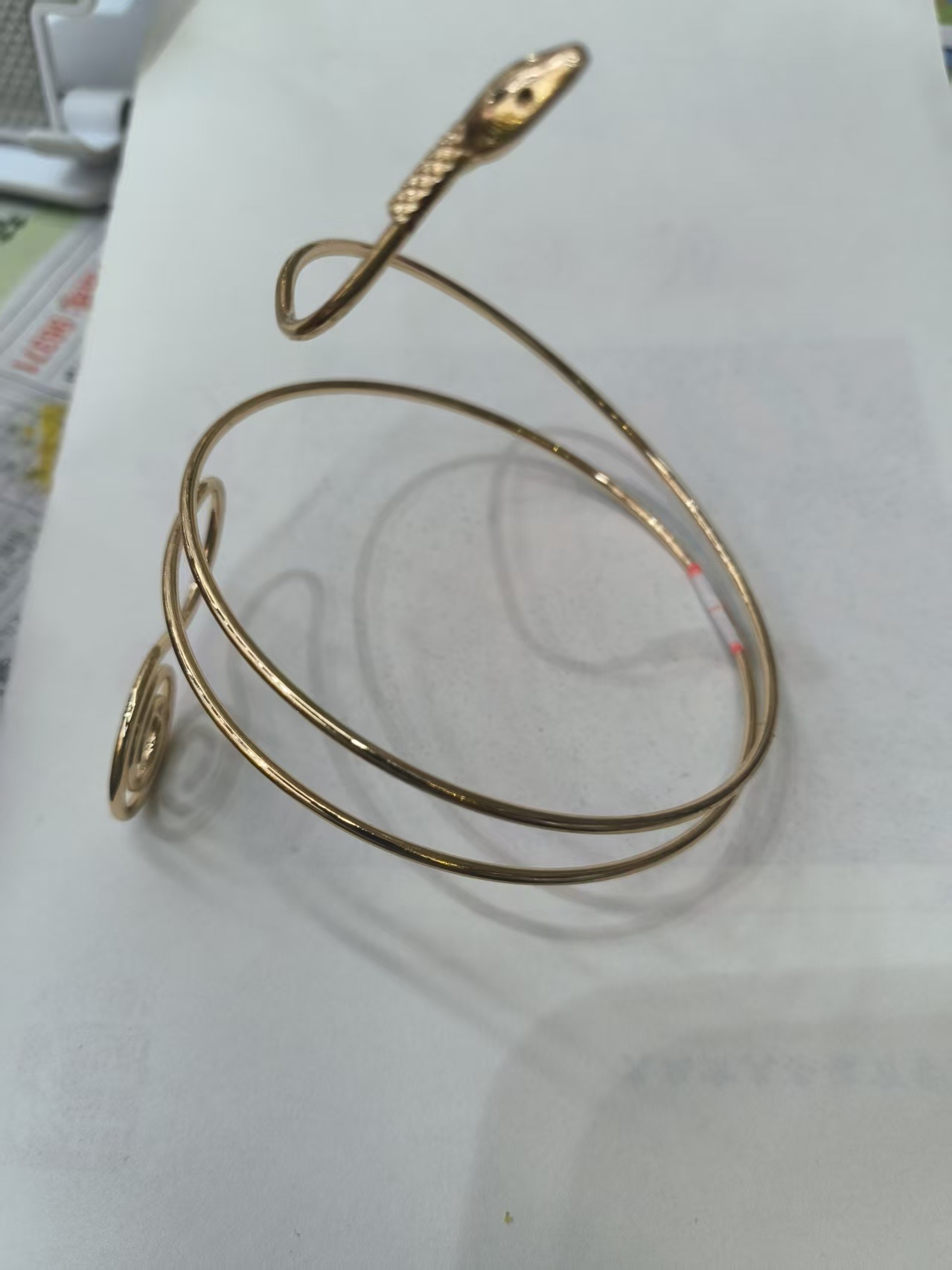 女士拼接简约时尚饰品臂环臂镯韩版优雅百搭气质产品图