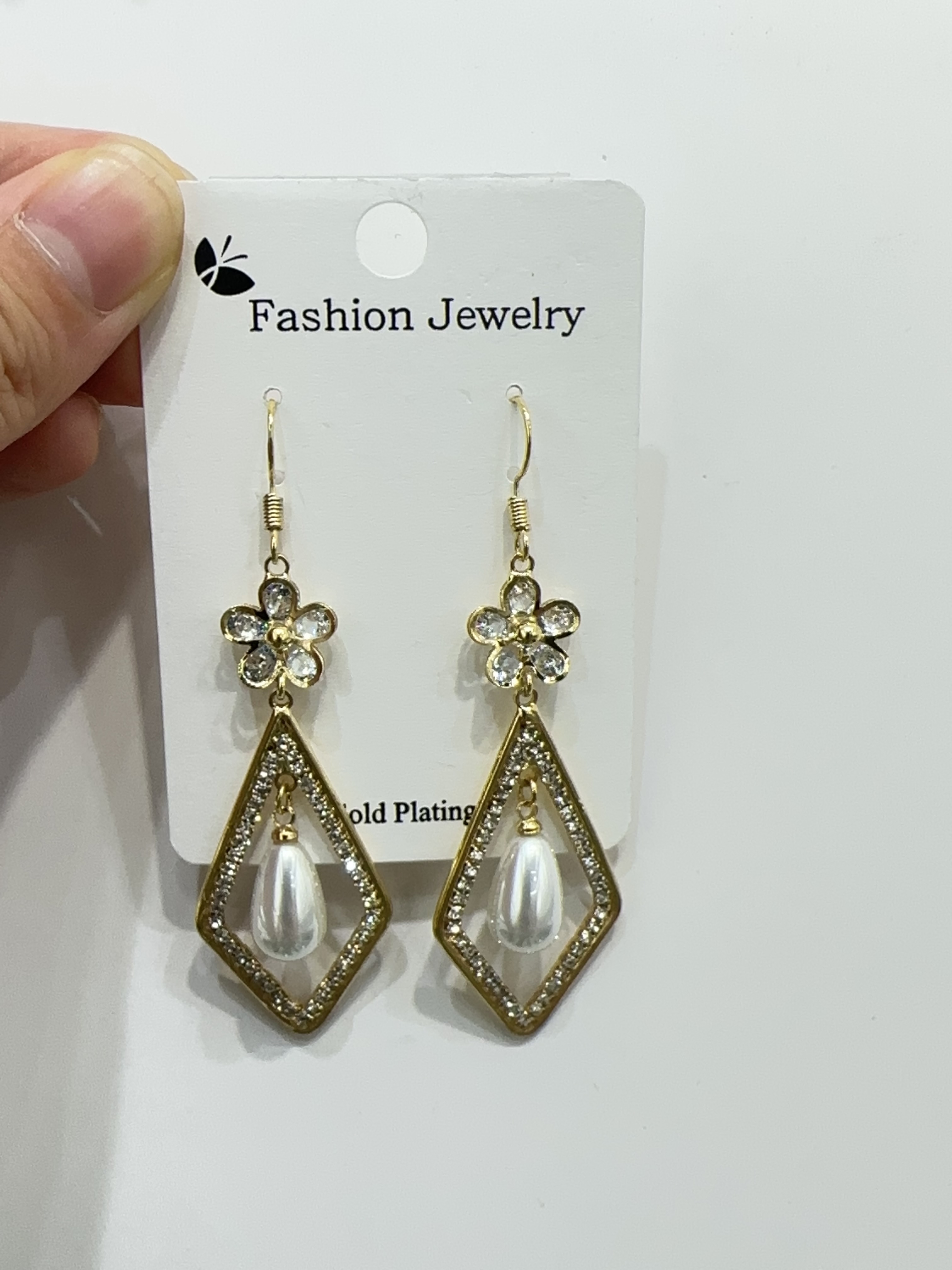 珍珠耳环烧焊锆石耳环时尚耳饰优雅气质百搭女士饰品潮流设计耳环耳饰饰品详情图11