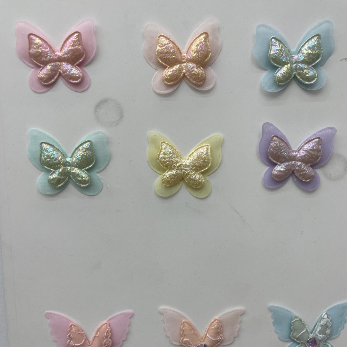 可爱宝宝头饰双层蝴蝶配件