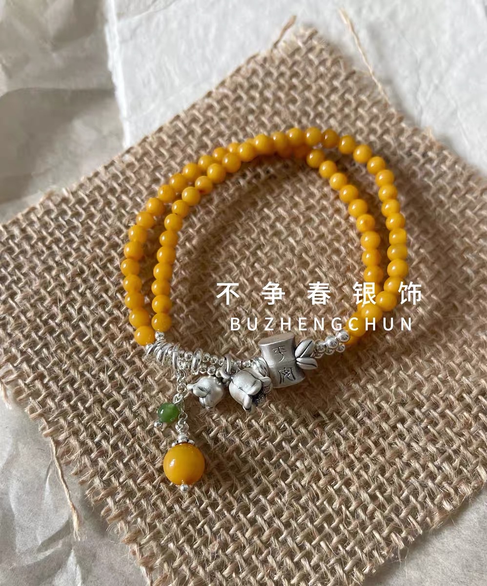 五彩绳水晶手链时尚百搭首饰女款个性饰品礼物手链