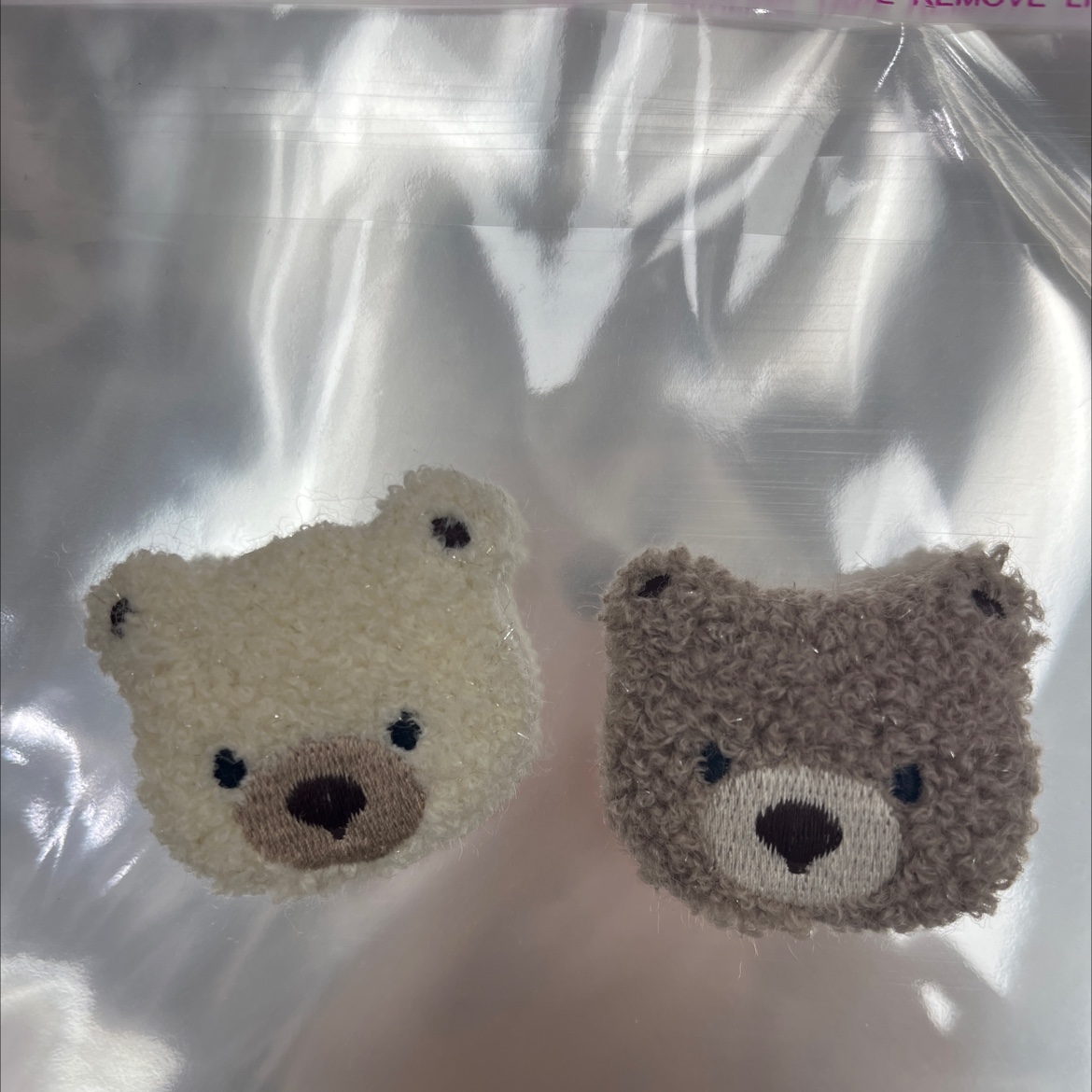 手编山羊绒线蝴蝶结珠链布帖商标辅料 精致装饰材料 手工DIY配件