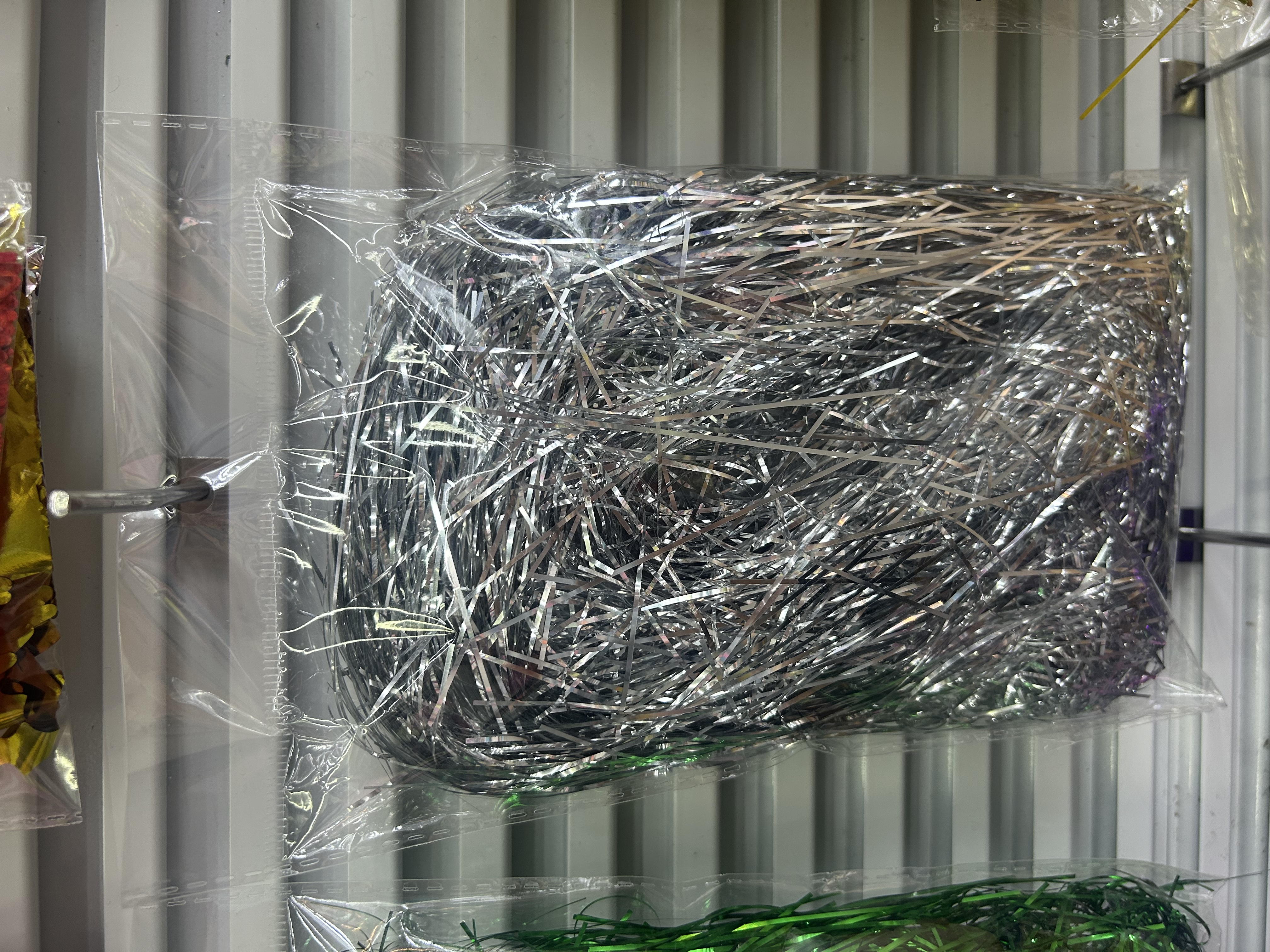 金银丝，拉菲草，透明亚克力礼盒，喜糖填充，透明圣诞球填充，婚庆，圣诞细节图