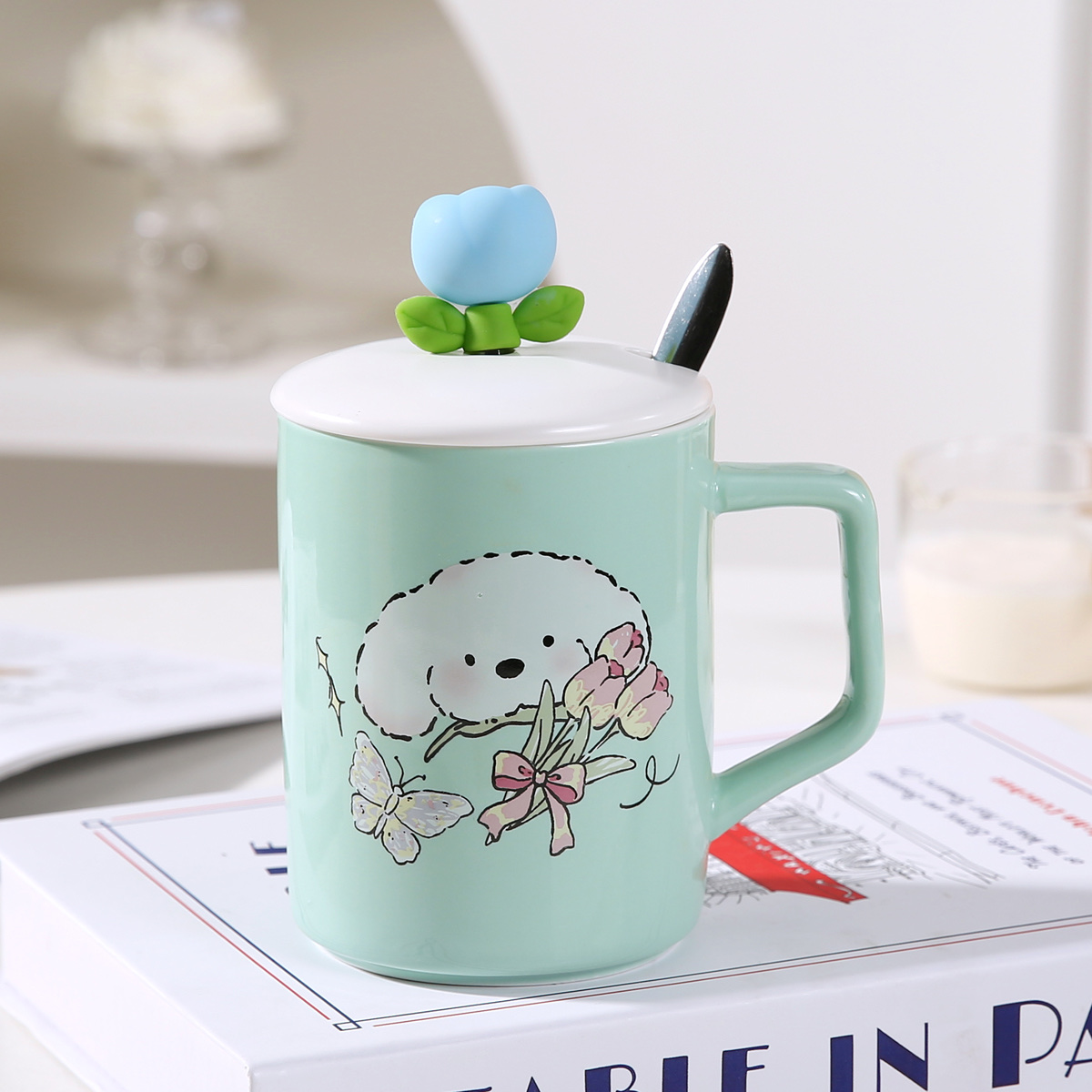 陶瓷佛像工艺品 水烟琉璃花瓶摆件 全身镜装饰家居创意礼品详情图6