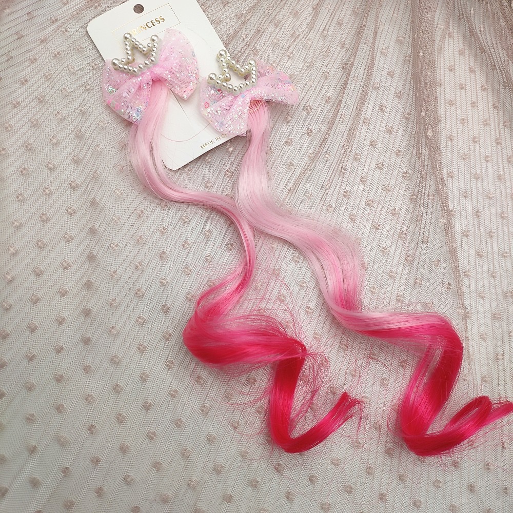 Ariel Mermaid princess hair clips, girls' wigs, hair clips, super fairy baby headwear, hair clips, children's summer cute headwear in South Korea detail image 6