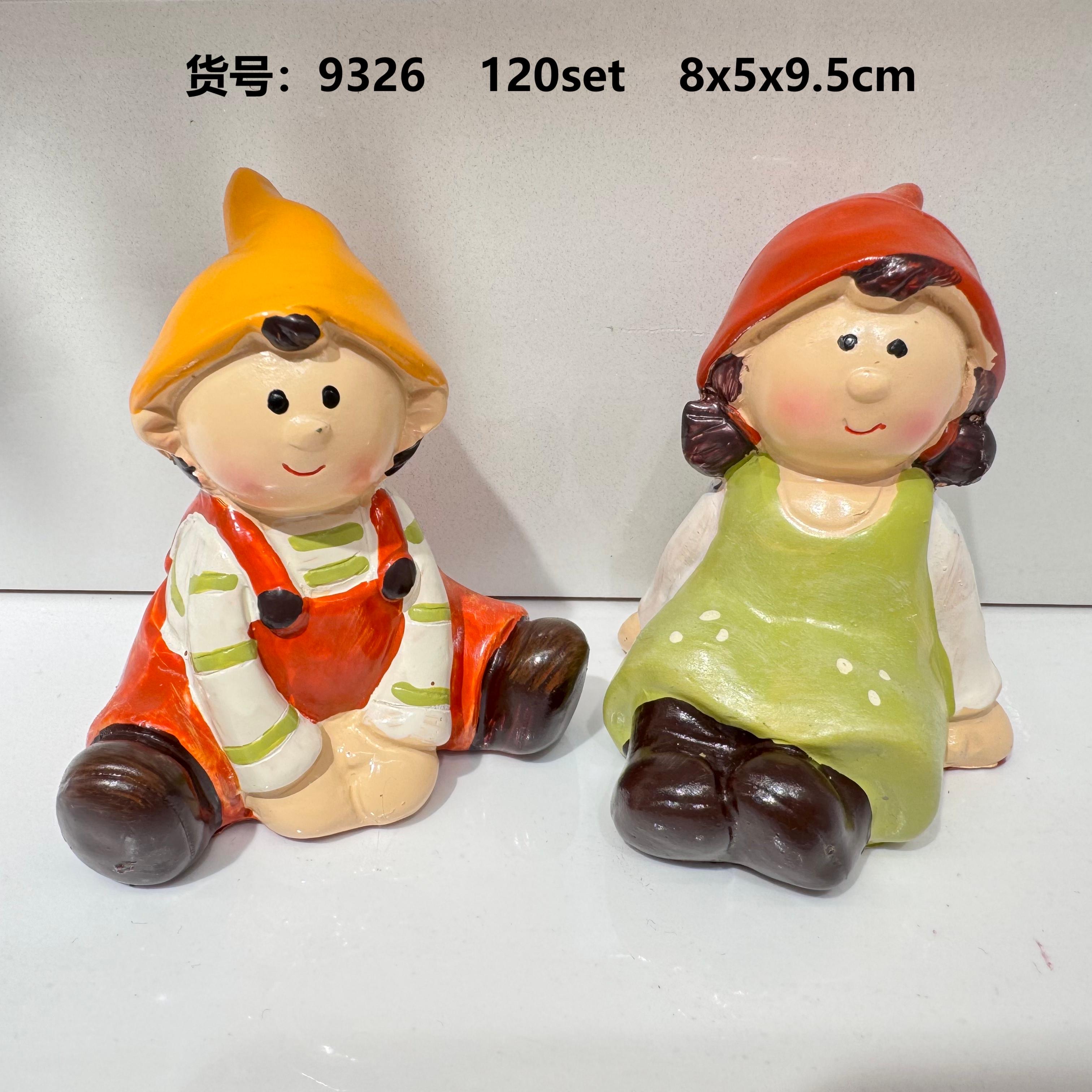 田园小情侣树脂摆件 小巧精致家居装饰品 个性创意树脂小摆件桌面摆件树脂工艺品细节图