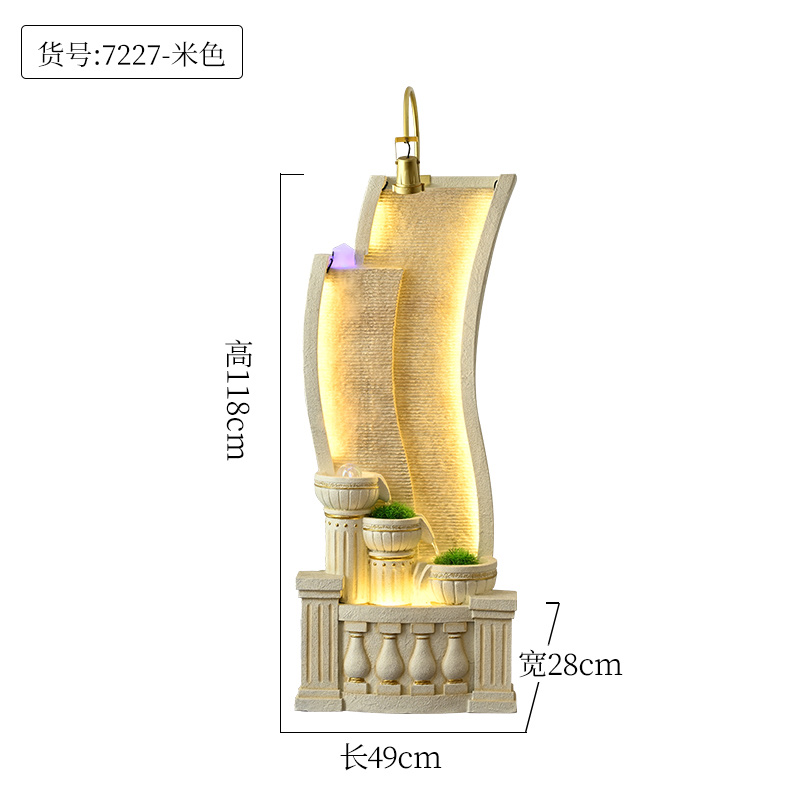 The water flow bonsai, air humidification, gift, home decoration and furniture, LED light, atomizer, cloud mist, magnesium oxide fiberglass reinforced plastic, auxiliary material, resin main material, carving and mold, high-end water flow craftsmanship masterpiece detail image 6