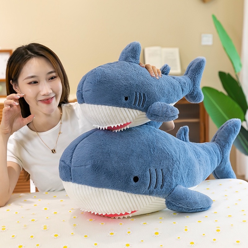 Cross-border foreign trade simulation shark dolls, plush toys, dolls, claw machines, scissors machines detail image 6