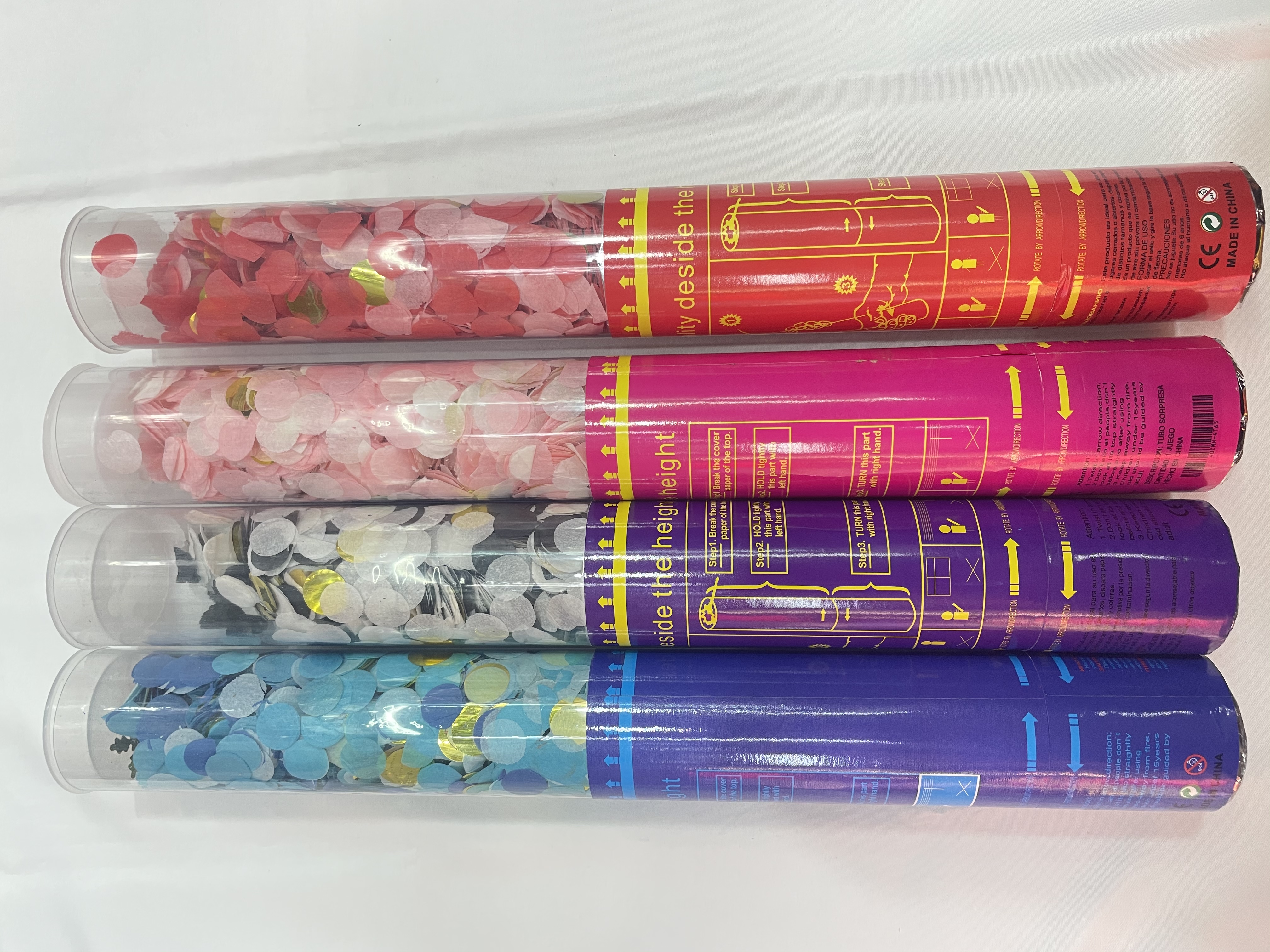 30cm手持礼花筒彩色礼炮婚庆派对用品室内外礼花枪庆典氛围道具礼炮礼花筒详情图3