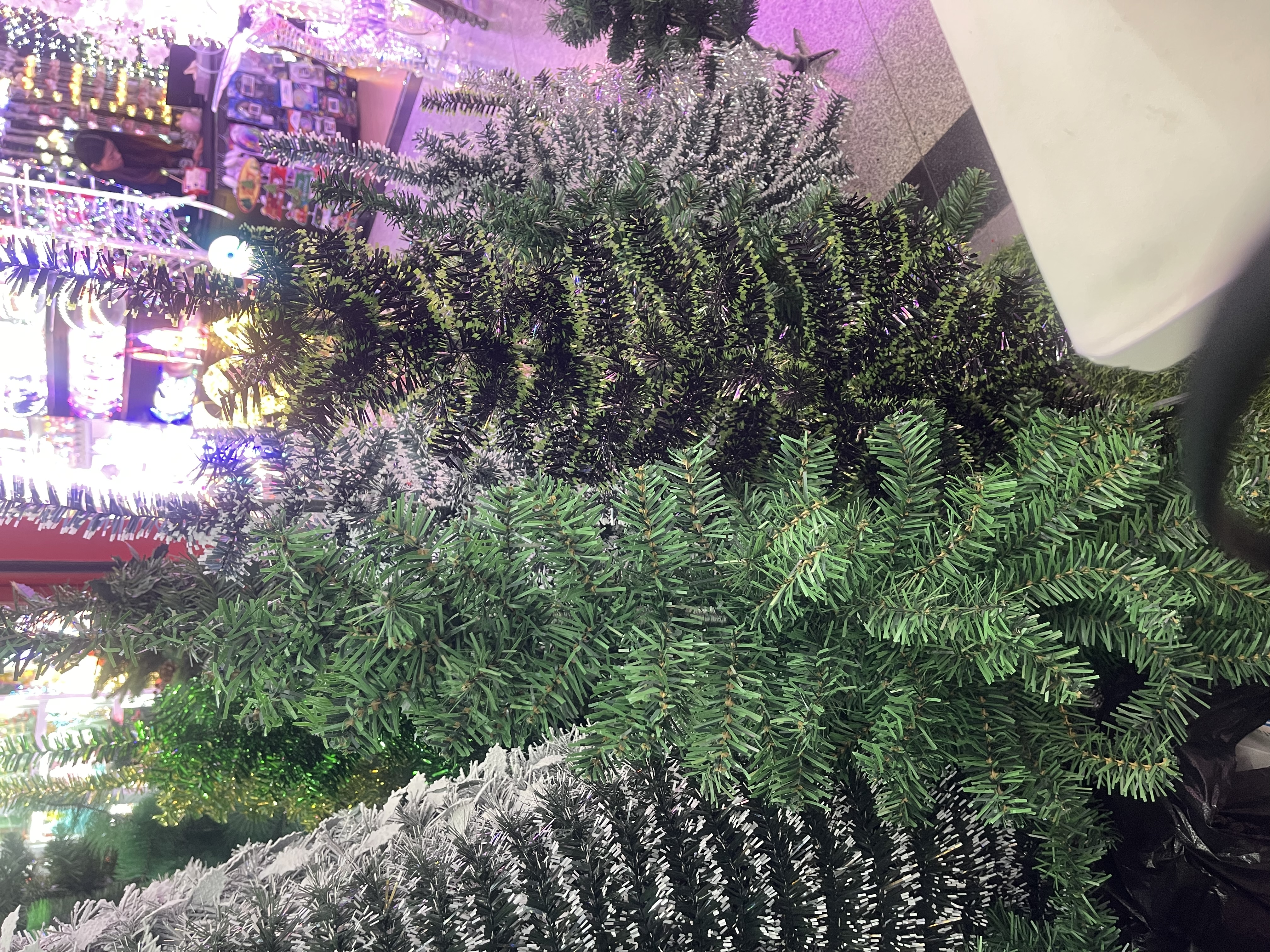 折叠圣诞树圣诞用品遥控圣诞树圣诞球装饰家用节日布置圣诞树