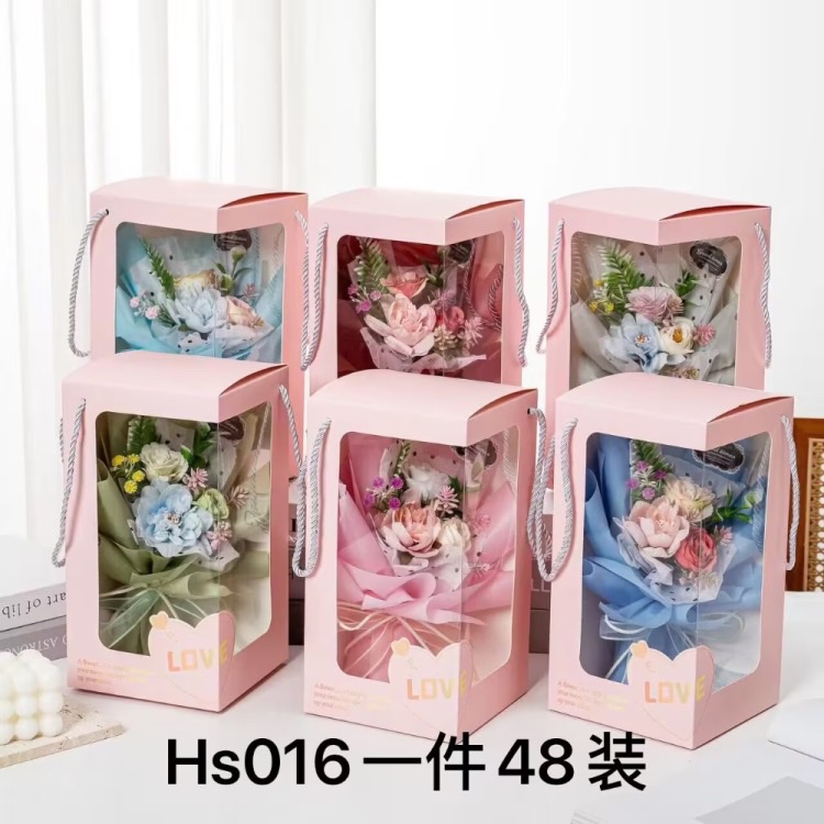 鲜花包装实物图