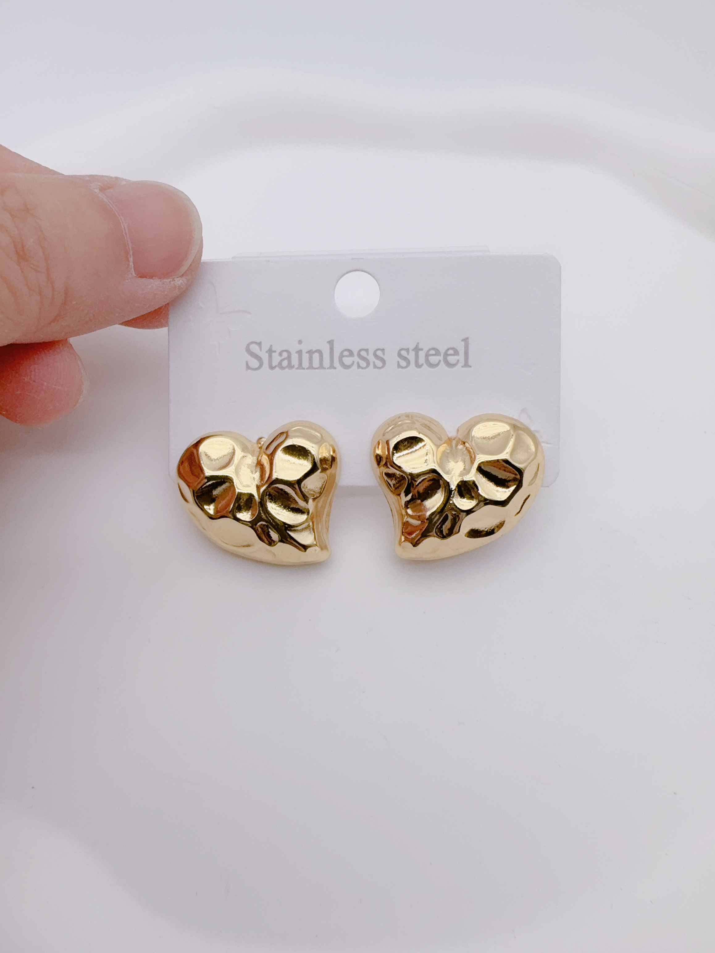 不锈钢饰品烧焊锆石耳环耳饰饰品