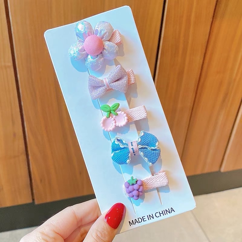 女孩全包布不伤发刘海碎发夹2025新款女童侧边鸭嘴夹可爱宝宝发夹详情图6