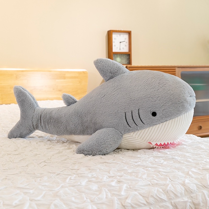 Cross-border foreign trade simulation shark dolls, plush toys, dolls, claw machines, scissors machines Specification image