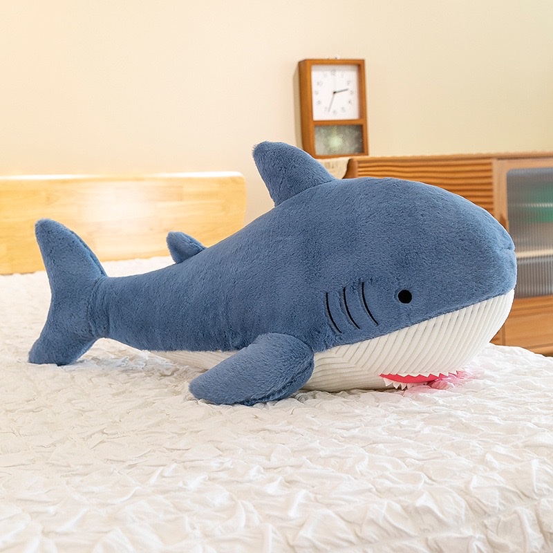 Cross-border foreign trade simulation shark dolls, plush toys, dolls, claw machines, scissors machines details Picture
