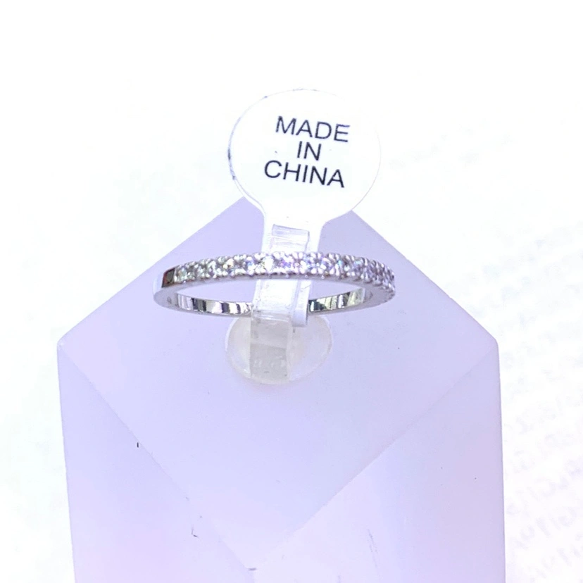 The ring is a fine diamond ring, a zircon ring, and a silver versatile style detail image 1