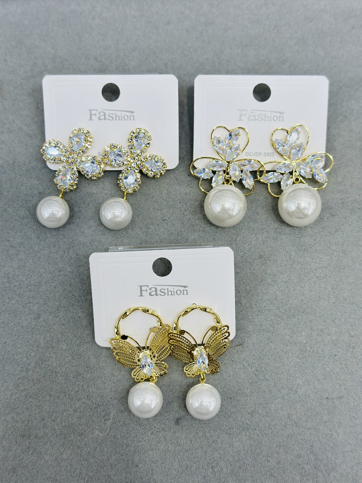 创意饰品 独特设计耳钉 精致耳饰 简约时尚耳环女款锆石耳环 铜款详情图13