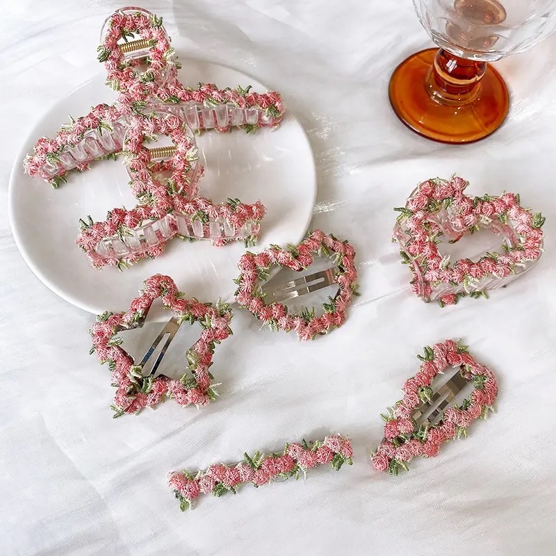 bb发饰抓夹 时尚头饰简约发夹 女士造型美发饰品发夹发饰抓夹详情图2